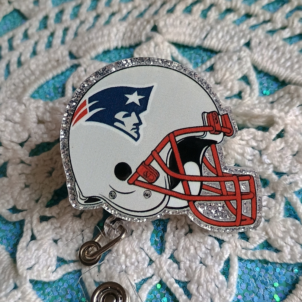 Football badge reel